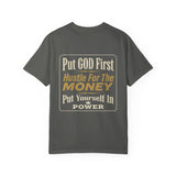 Put GOD First Hustle For The MONEY Graphic T-Shirt