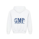 God Money Power Youth Hoodie — GMP Logo Christian Faith Sweatshirt