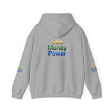 God Money Power Hoodie — Inspirational Rainbow Text Pullover