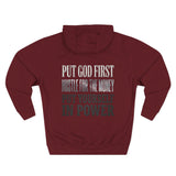 Inspirational Power Hoodie — "Put Yourself In Power" Religious Motivational Sweatshirt