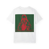 T‑Shirt — Retro Holiday Madonna Graphic Tee (green & red)