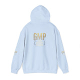 GMP Crest Hoodie — White Gold Logo Pullover