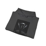 Angel Of Death Hoodie — Gothic Black & White Graphic Sweatshirt