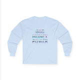 Long Sleeve Tee — 'God Money Power' Graphic Shirt