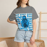 God Money Power Graphic T-Shirt