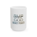 Mug - GMP GOD Money Power Metallic Text Ceramic Coffee Mug (11oz & 15oz)