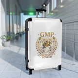 GMP God Money Power Tiger Carry-On Suitcase — Motivational Travel Luggage