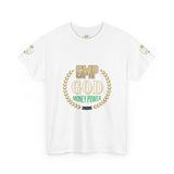 GMP God Money Power Tee — Motivational Gold Laurel Graphic T-Shirt
