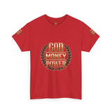 God Money Power Tee — Inspirational Faith & Success Graphic T-Shirt