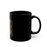 God Money Power Black Coffee Mug — Inspirational Faith & Wealth 11oz/15oz