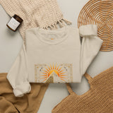 Egyptian Pyramid Sun Graphic Sweatshirt - "Good Morning, Pharaoh" Crewneck