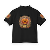 Youth Polo — Halloween Pumpkin- God Money Power