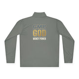 Quarter-Zip Pullover — GMP GOD Money Power Graphic Pullover