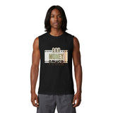 God Money Power Muscle Tank — Faith & Hustle Graphic Tank Top