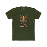 God Money Power T-Shirt — Crown & Fist Graphic Tee