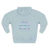 Hoodie - 'God Money Power' Graphic Fleece Pullover