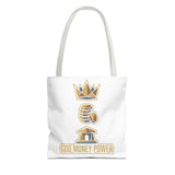 God Money Power Tote Bag — Inspirational Faith & Prosperity Canvas Tote