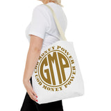 God Money Power Tote Bag — GMP Gold Logo Canvas Tote