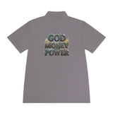 God Money Power Polo Shirt — Men's Motivational Sport Polo