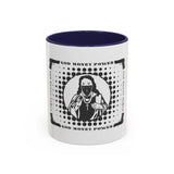 God Money Power Accent Coffee Mug – Bold Streetwear Religious Graphic (11/15oz)