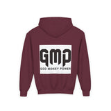 GMP 'God Money Power' Youth Hoodie — Bold Graphic Religious Streetwear