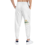 Athletic Joggers — "God Money" Inspirational Graphic Sweatpants