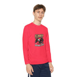 Youth Long Sleeve Tee — GMP (God Money Power) Eagle Graphic