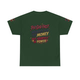 Inspirational Graphic Tee — "Put God First, Hustle for the Money, Put Yourself in Power"