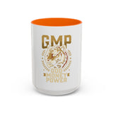 GMP God Money Power Accent Coffee Mug – Gold Tiger Design (11/15oz)