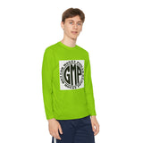 Youth Long Sleeve Tee — "GMP" Good Money Power Circular Logo