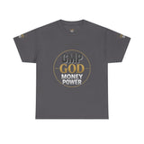 GMP GOD Money Power Tee — Bold Faith & Prosperity Graphic T-Shirt