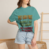 Put God First Hustle For The Money T-Shirt
