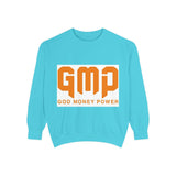 GMP ‘God Money Power’ Sweatshirt — Bold Orange Logo Crewneck