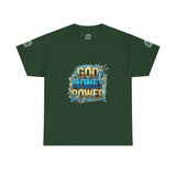 God Money Power T-Shirt — Bold Christian Faith & Prosperity Graphic Tee