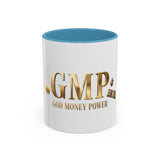 God Money Power (GMP) Accent Coffee Mug — Inspirational Religious Coffee Cup