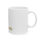 Ceramic Mug — GMP (God · Money · Power) Gold Block Design, 11oz & 15oz