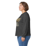 GMP (God Money Power) Long Sleeve Tee — Gold Logo Faith Streetwear