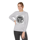 Youth Long Sleeve Tee — "GMP" Good Money Power Circular Logo