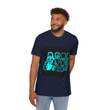 God Money Power T-Shirt — Retro Neon Graphic Tee (Front Illustration, Back Text)