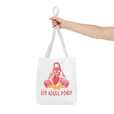 God Money Power Tote Bag — Bold Graphic Religious Streetwear Tote