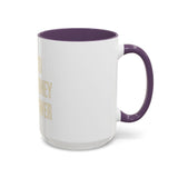 Coffee Mug — G.M.P. (God Money Power) Gold Accent Ceramic Mug