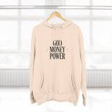 God Money Power Hoodie — Minimalist Inspirational Graphic Hoodie