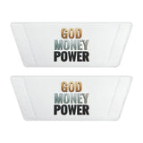 God Money Power Slide Sandals — Men's Removable-Strap Pool Slides