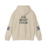 God Money Power Hoodie — Graphic Religious Streetwear Hoodie