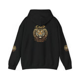 GMP "God Money Power" Tiger Crest Hoodie — Luxury Streetwear Sweatshirt