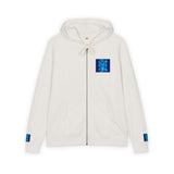 Hoodie — "GOD MONEY POWER" Graphic Full-Zip Hoodie