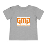 Toddler Tee — GMP (God Money Power) Orange Logo