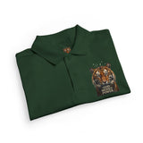 Youth Polo Shirt - Tiger Graphic "God • Money • Power"