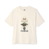 God Money Power Tee — Graphic Oversized Boxy Shirt