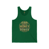 God Money Power Tank Top — Inspirational Faith & Hustle Graphic Tank